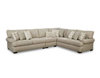 Celadon Raffia 3 Piece Sectional