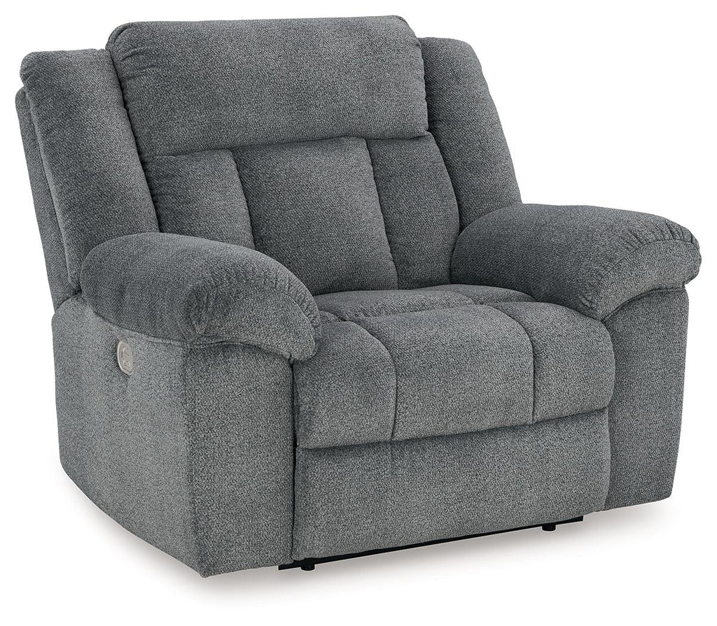 Tip-off Power Recliner With Adj Headrest