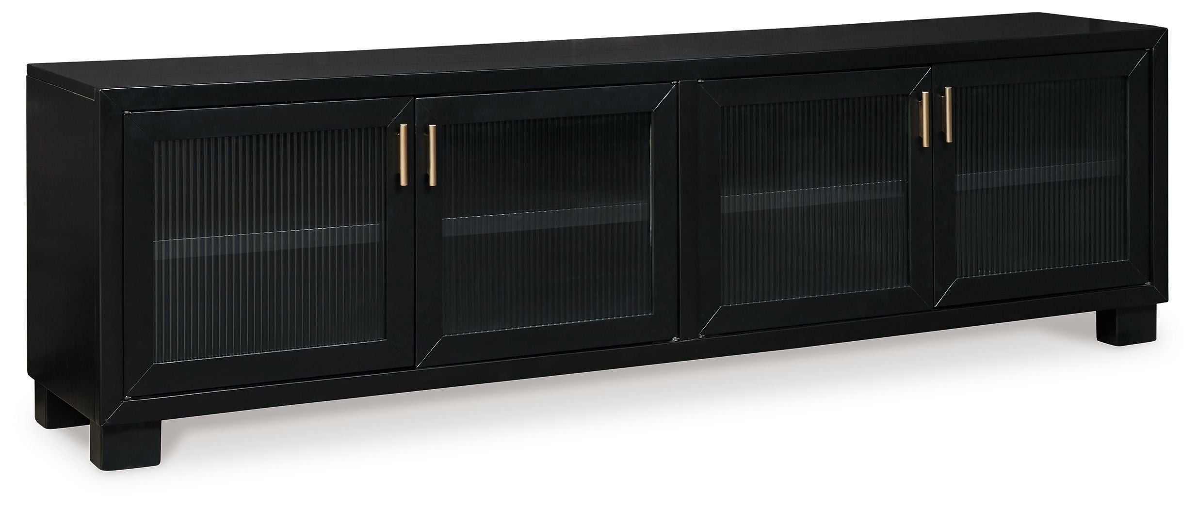 Winbardi Black Extra Large TV Stand