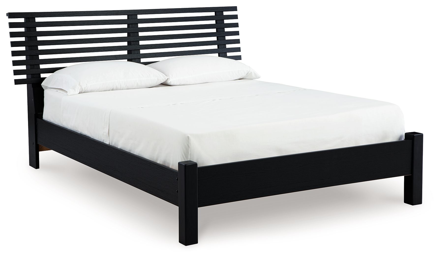 Danziar Slat Panel Bed With Low Footboard