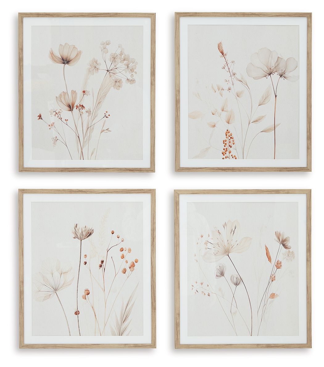 Bondner Beige / Rust Wall Art Set