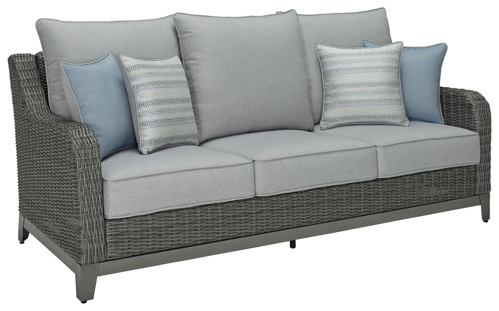 Elite Park Gray Sofa With Cushion