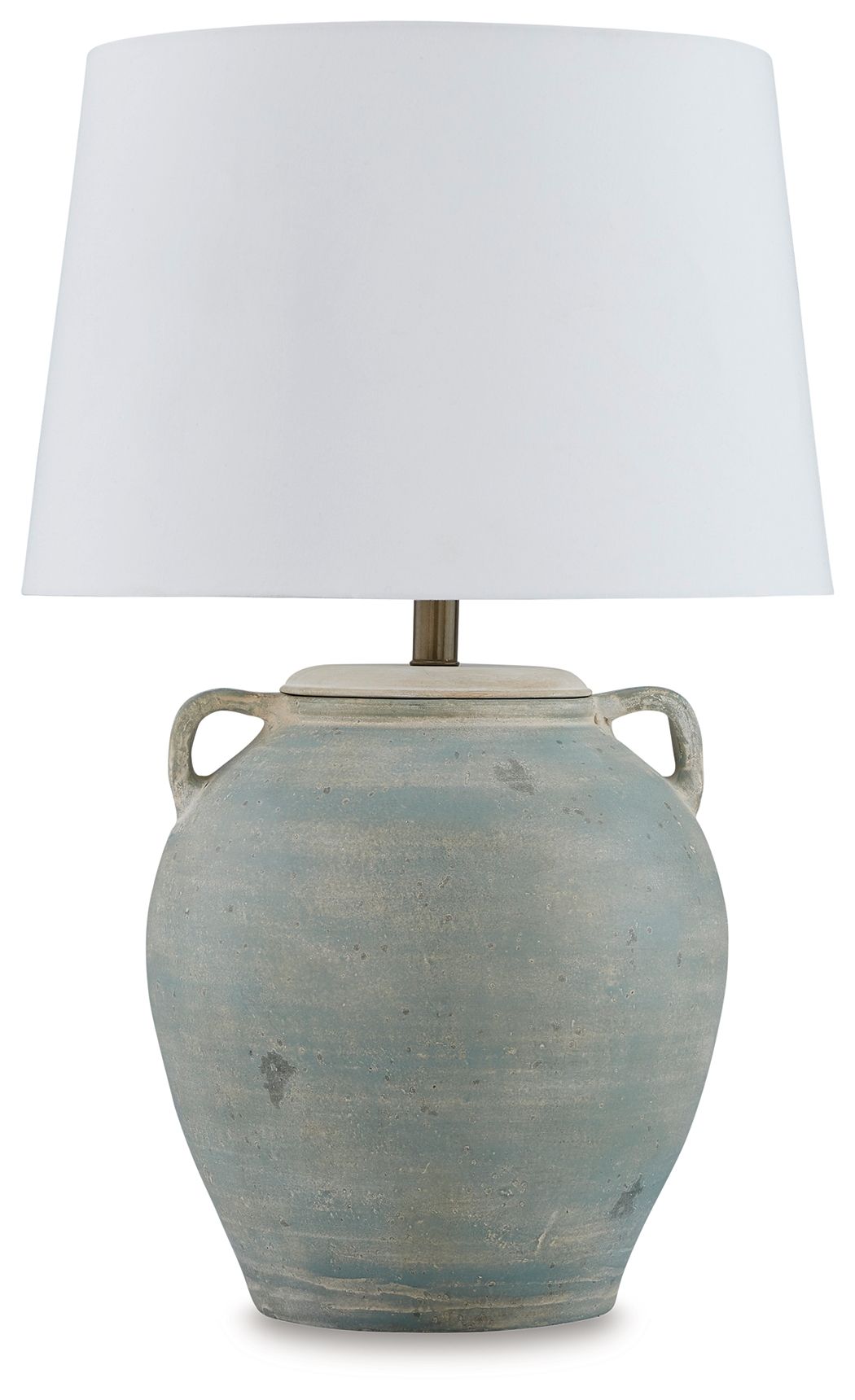Shawburg Antique Green Terracotta Table Lamp