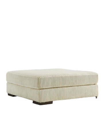 Lindyn Ivory Oversized Accent Ottoman