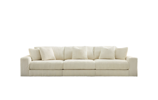 Lindyn Ivory 3 Piece Sectional Sofa