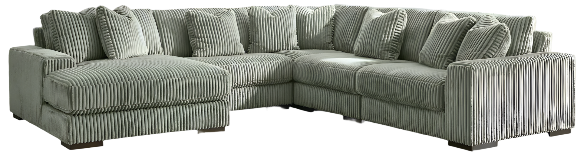 Lindyn Fog 5 Piece Sectional with Chaise