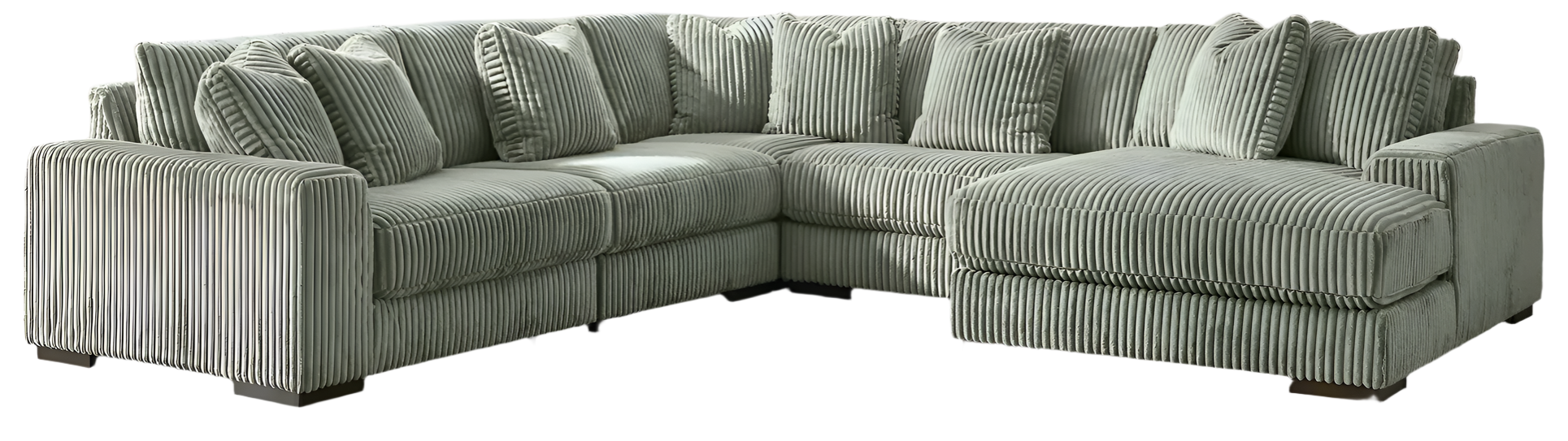 Lindyn Fog 5 Piece Sectional with Chaise
