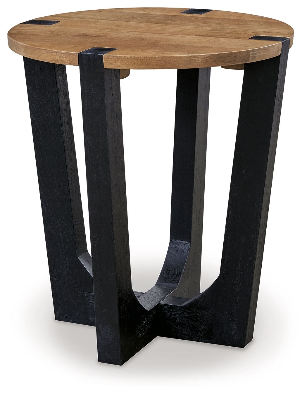 Hanneforth Brown Round End Table