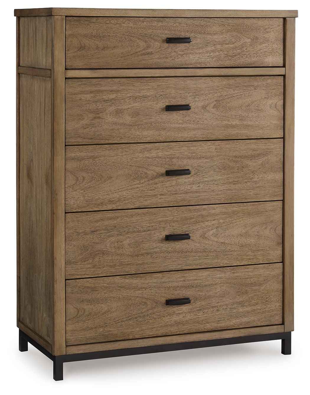Tomtyn Light Brown Five Drawer Chest
