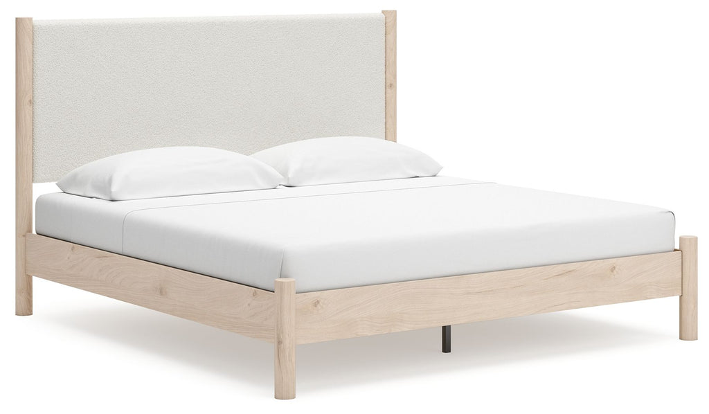 Cadmori Upholstered Panel Bed