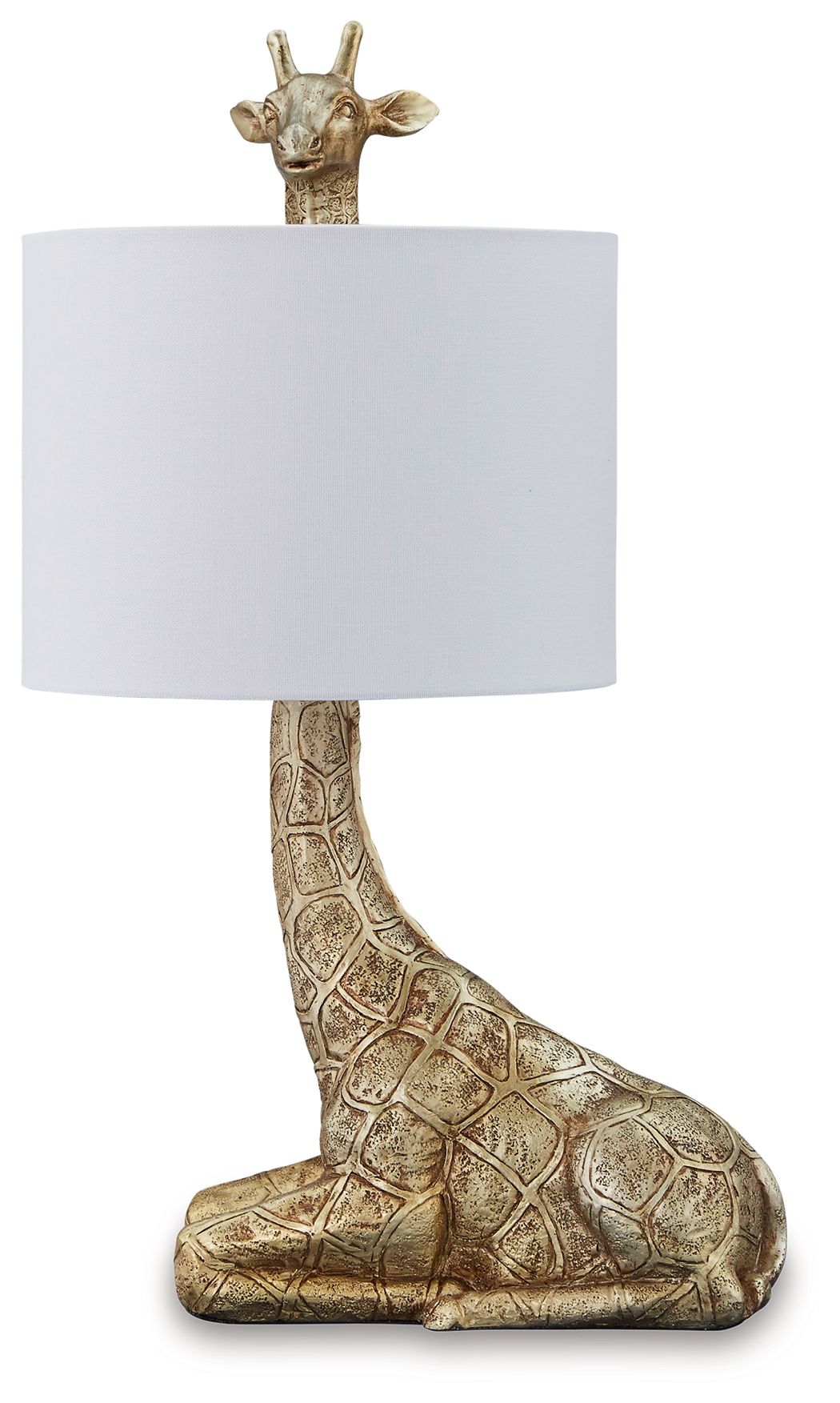 Ferrison Gold Finish Poly Table Lamp