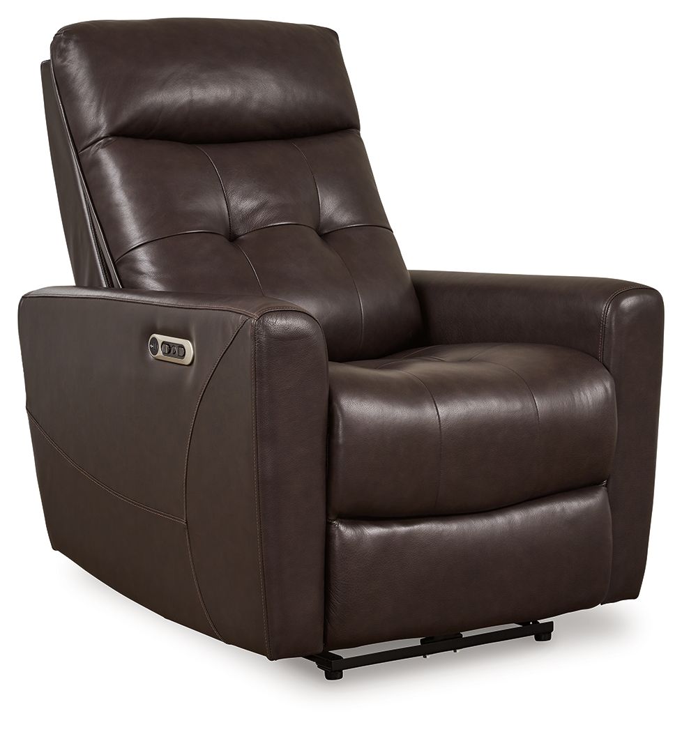 Pisgham Power Recliner With Adj Headrest