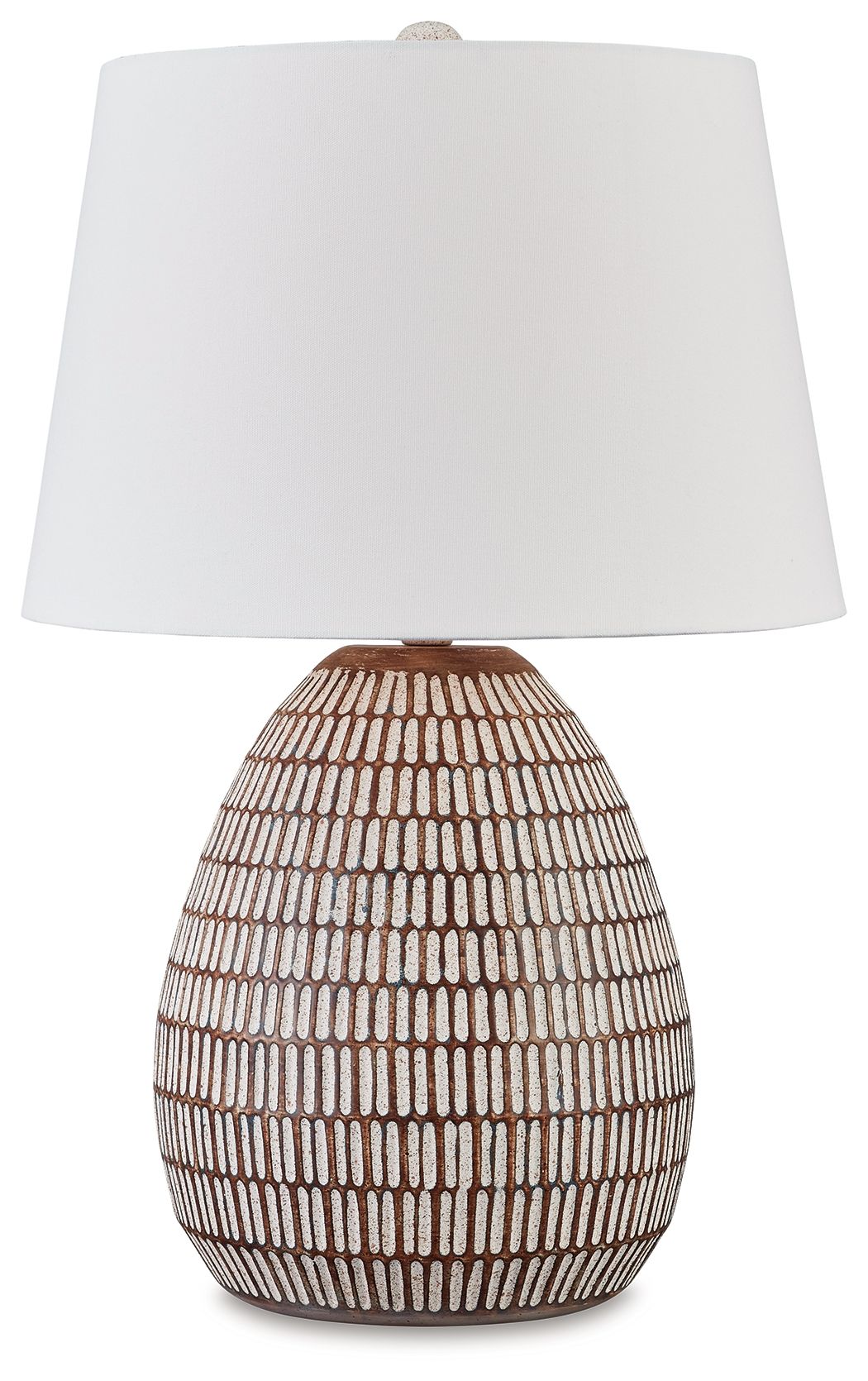 Darrich Beige / White Metal Table Lamp