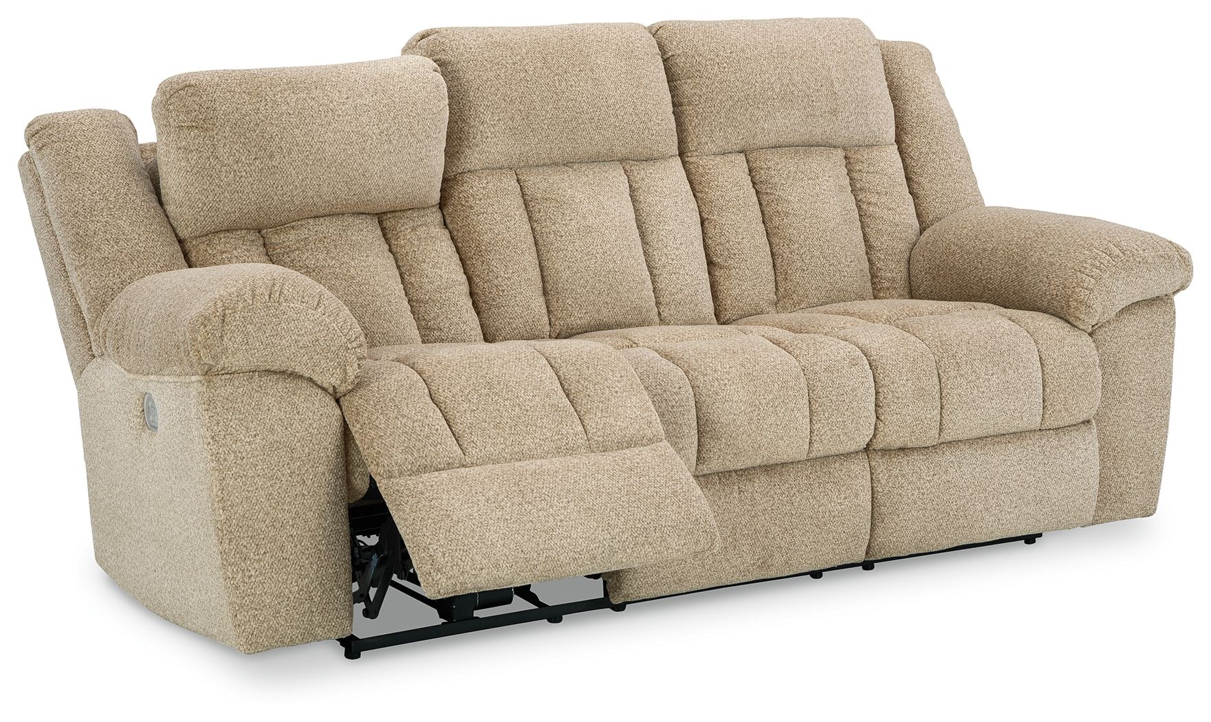 Tip-off Power Reclining Sofa With Adj Headrest