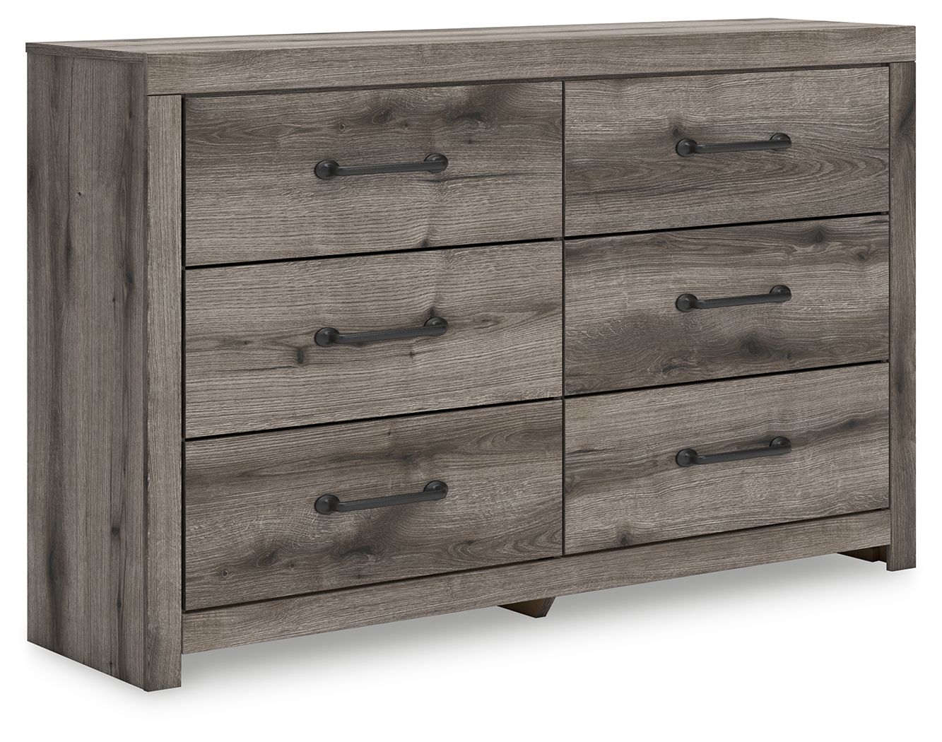 Urbanoore Brown Gray Six Drawer Dresser