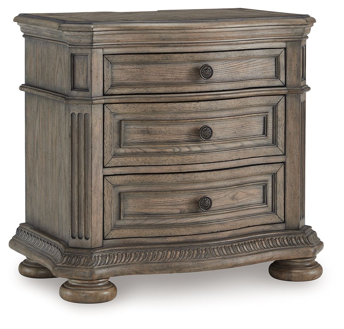 Ardenfield Light Brown Three Drawer Night Stand