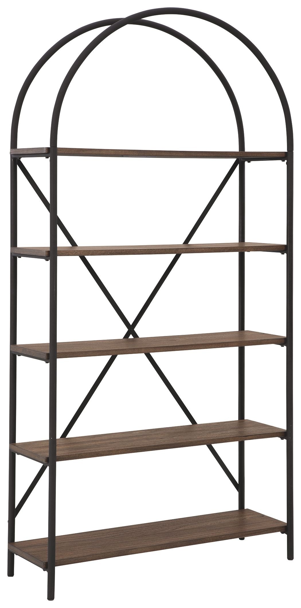 Galtbury Brown / Black Bookcase