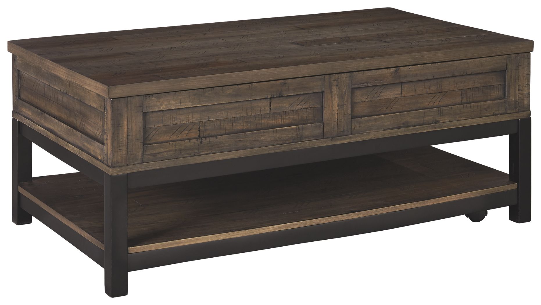 Johurst Grayish Brown LIFT TOP COCKTAIL TABLE