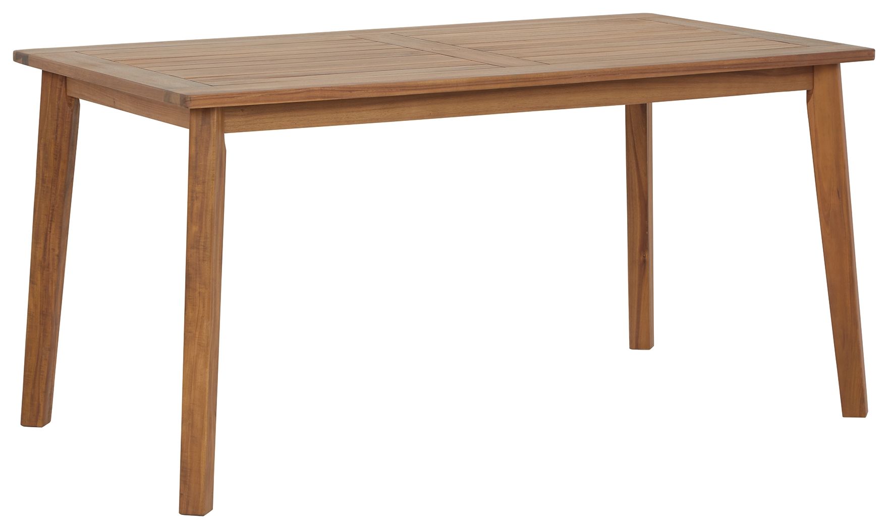 Janiyah Light Brown Rectangular Dining Table