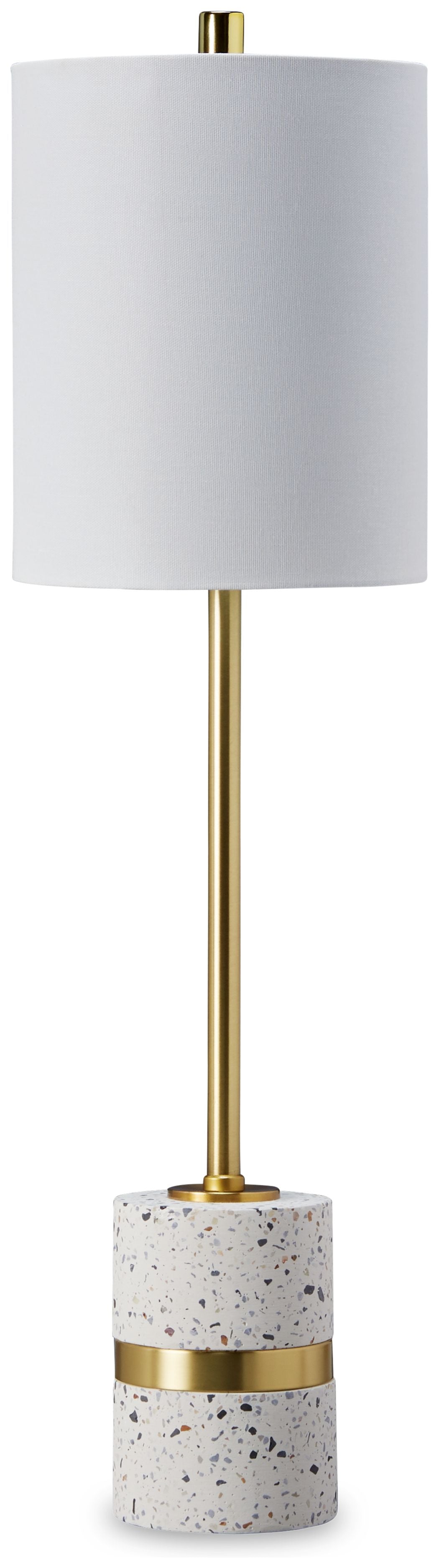 Maywick White Metal Table Lamp