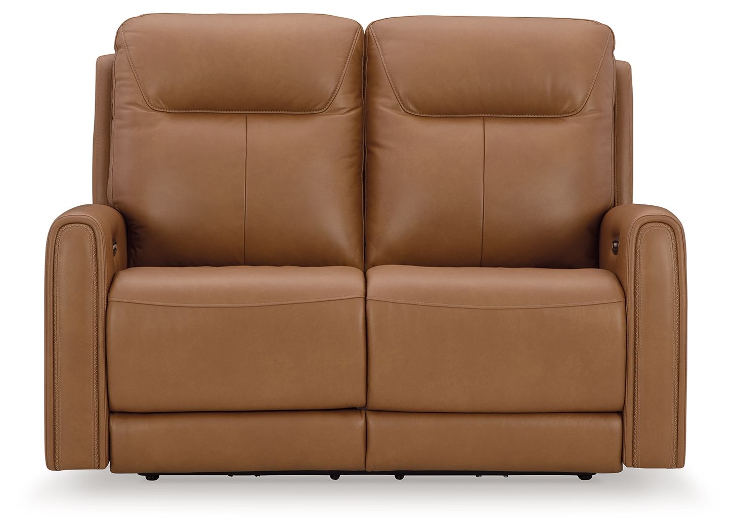 Tryanny Butterscotch Power Reclining Loveseat/ Adj Headrest