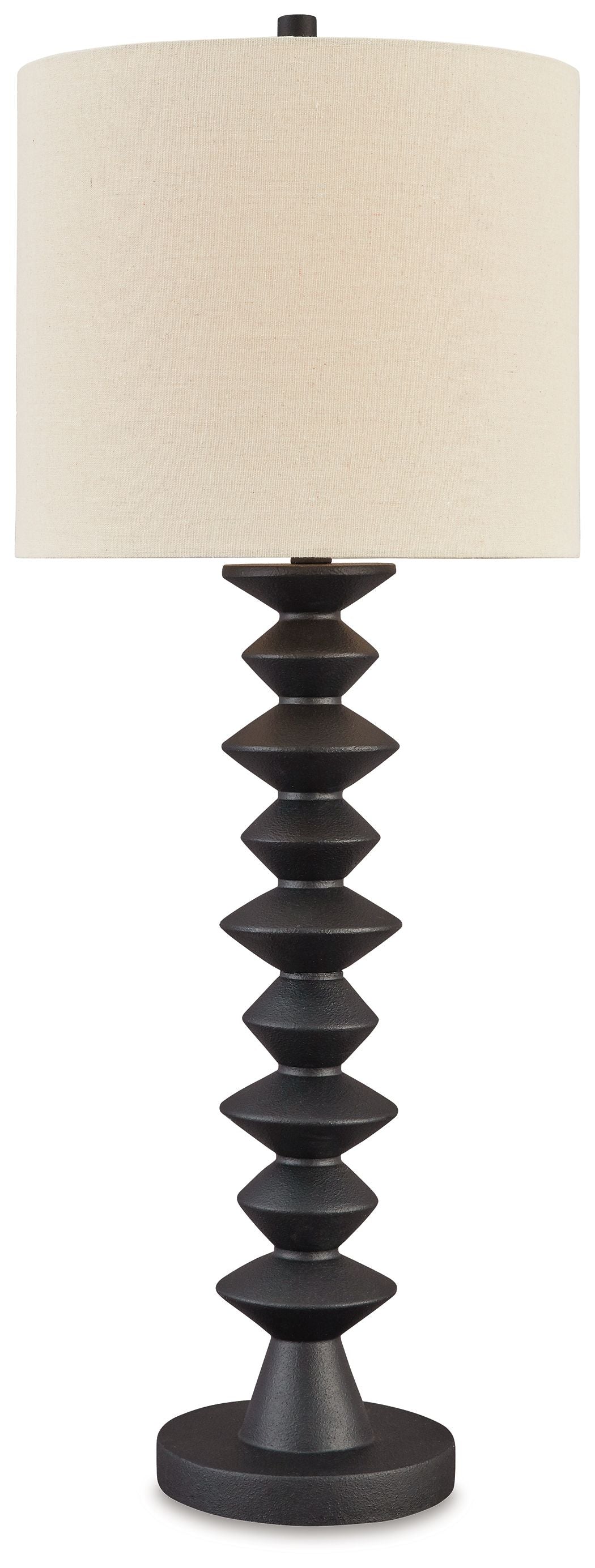 Luanndon Black Poly Buffet Lamp
