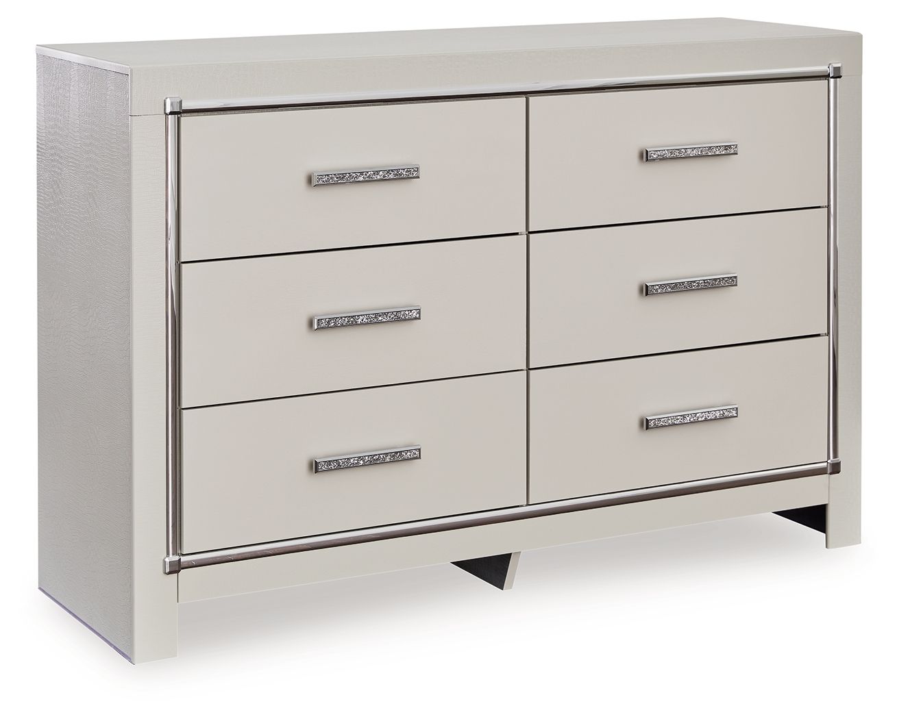 Zyniden Silver Six Drawer Dresser