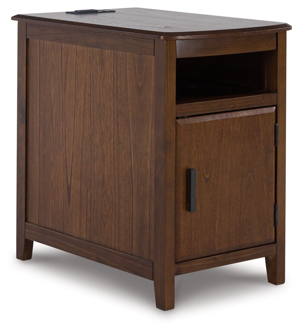 Devonsted Brown Chair Side End Table