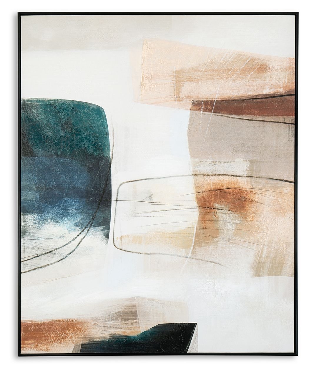 Reedford White / Gray / Pink Wall Art