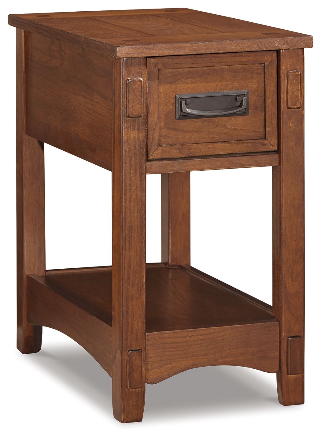Breegin Brown Chair Side End Table 1 Drawer