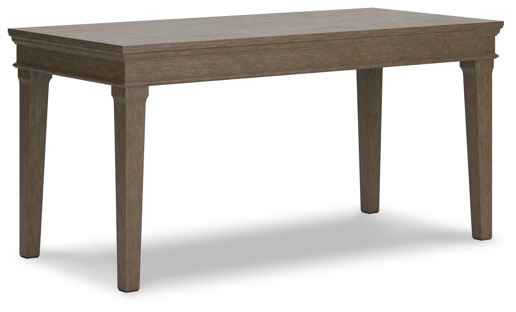 Janismore Weathered Gray Home Office Desk