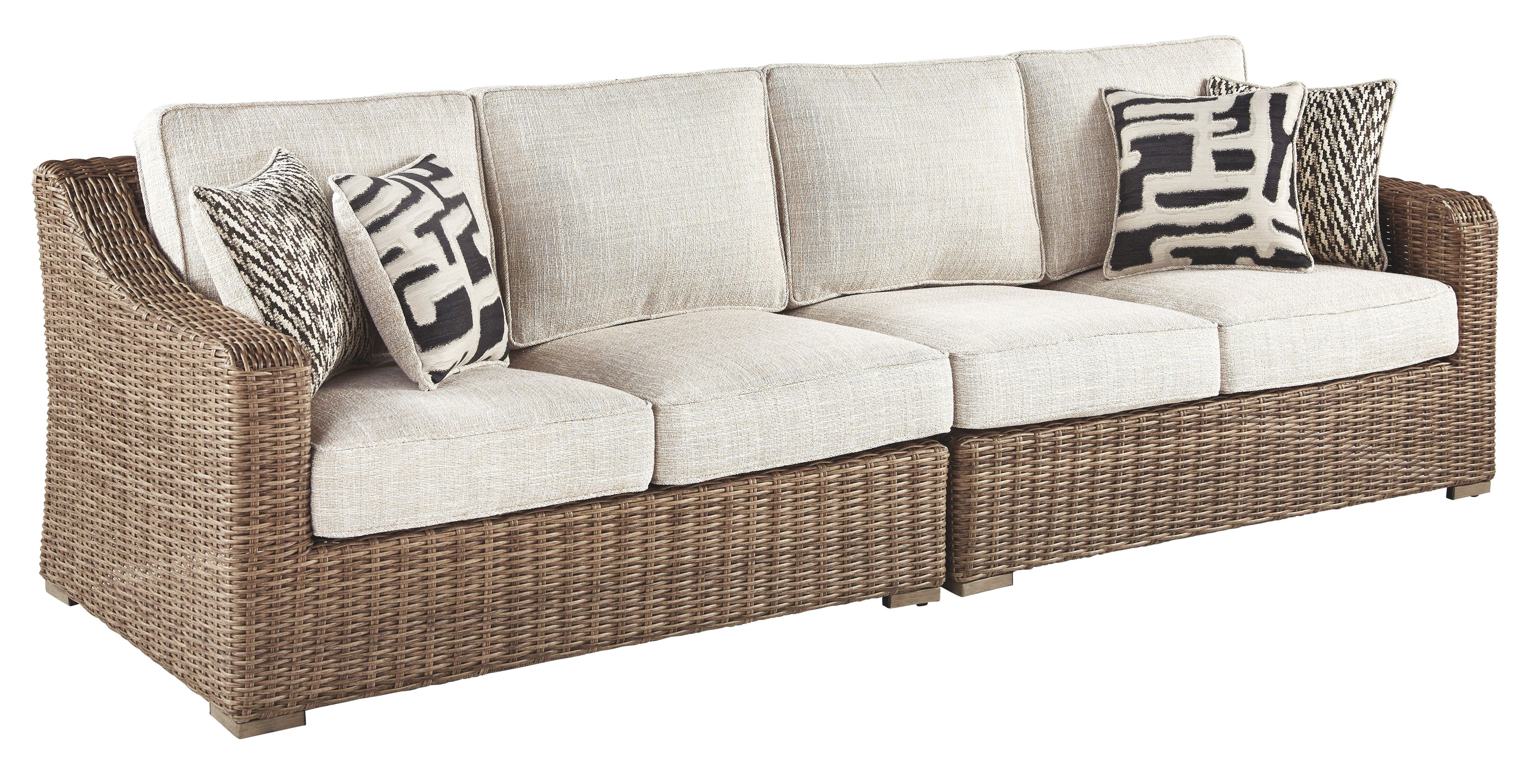Beachcroft Beige RAF/LAF Loveseat w/Cush