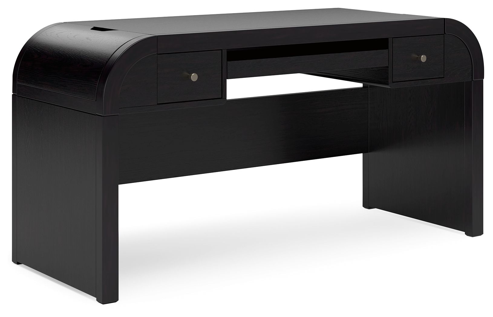 Rowanbeck Black Home Office Desk