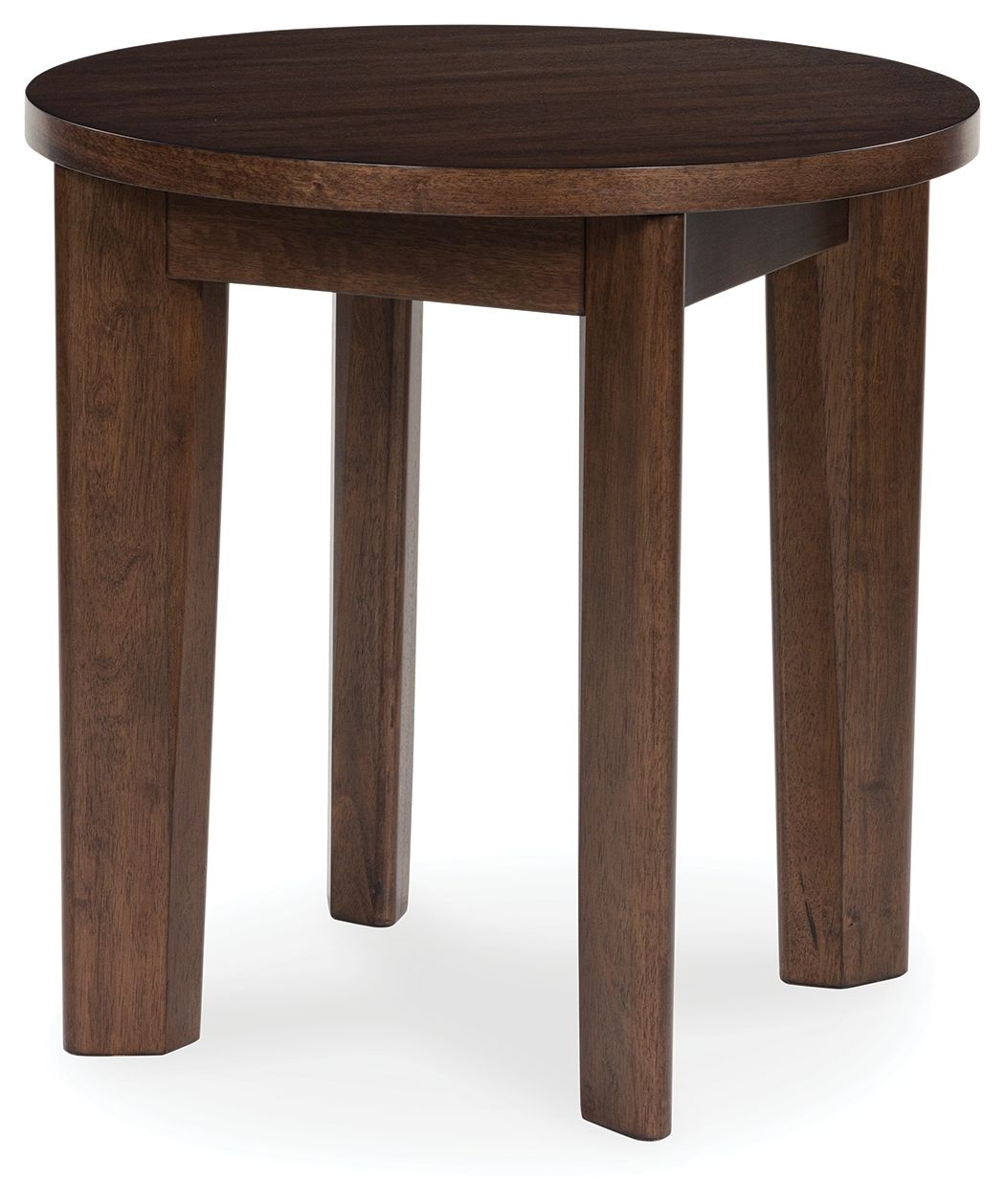 Korestone 2 Dark Brown Round End Table