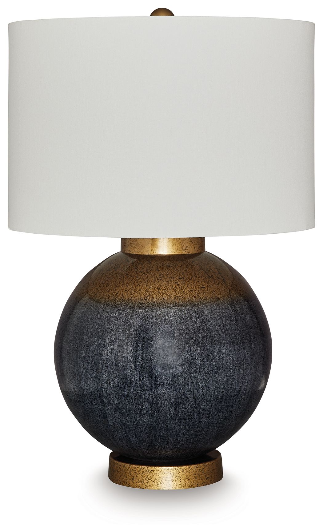 Adara Blue / Gold Finish Metal Table Lamp