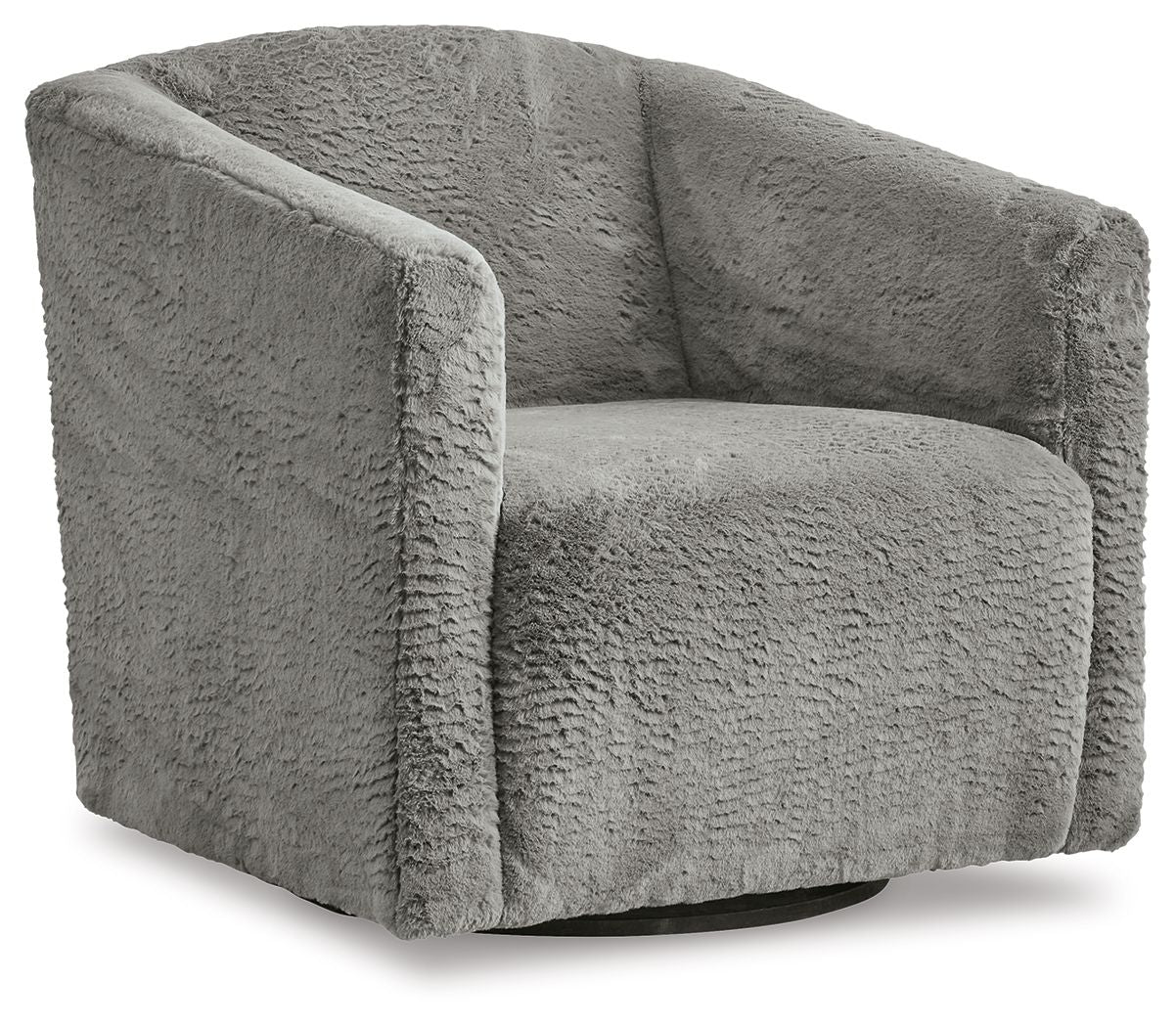 Bramner Charcoal Swivel Accent Chair