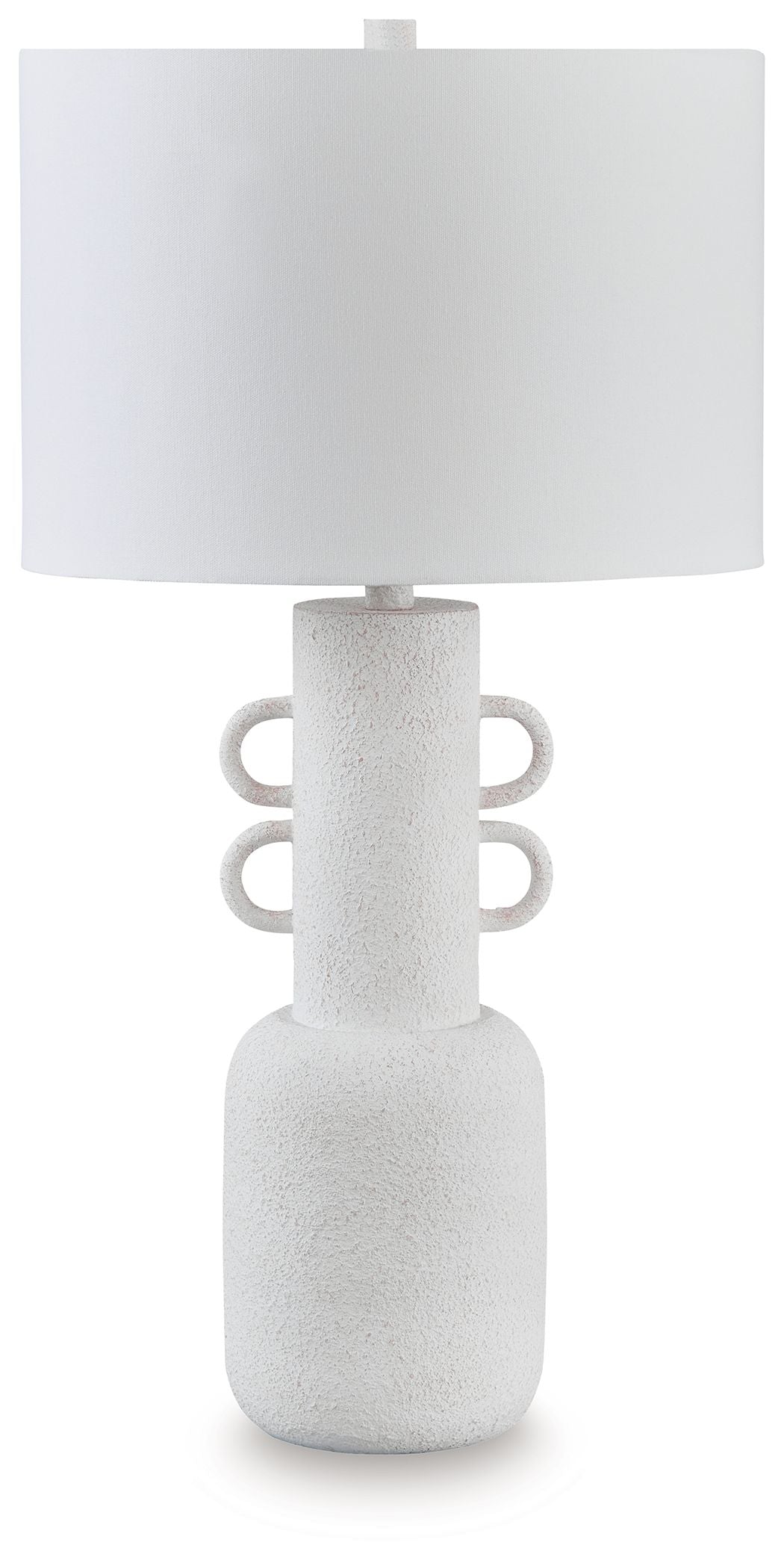 Perringhill Distressed White Metal Table Lamp