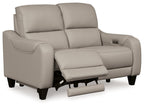 Mercomatic Power Reclining Loveseat With Adj Headrest