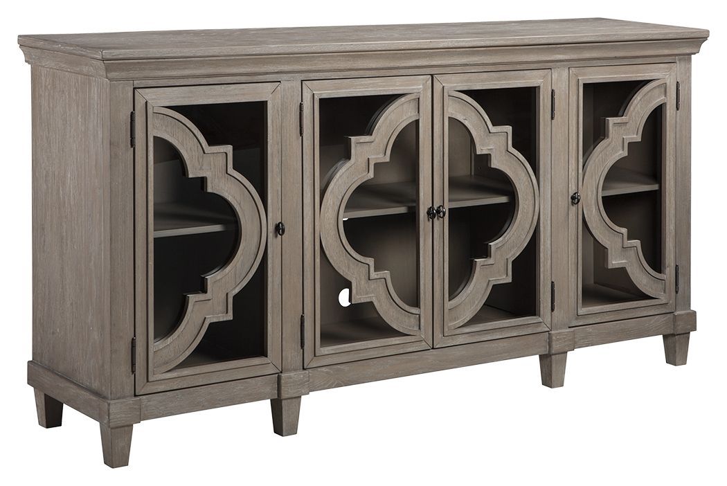 Fossil Gray Accent Cabinet
