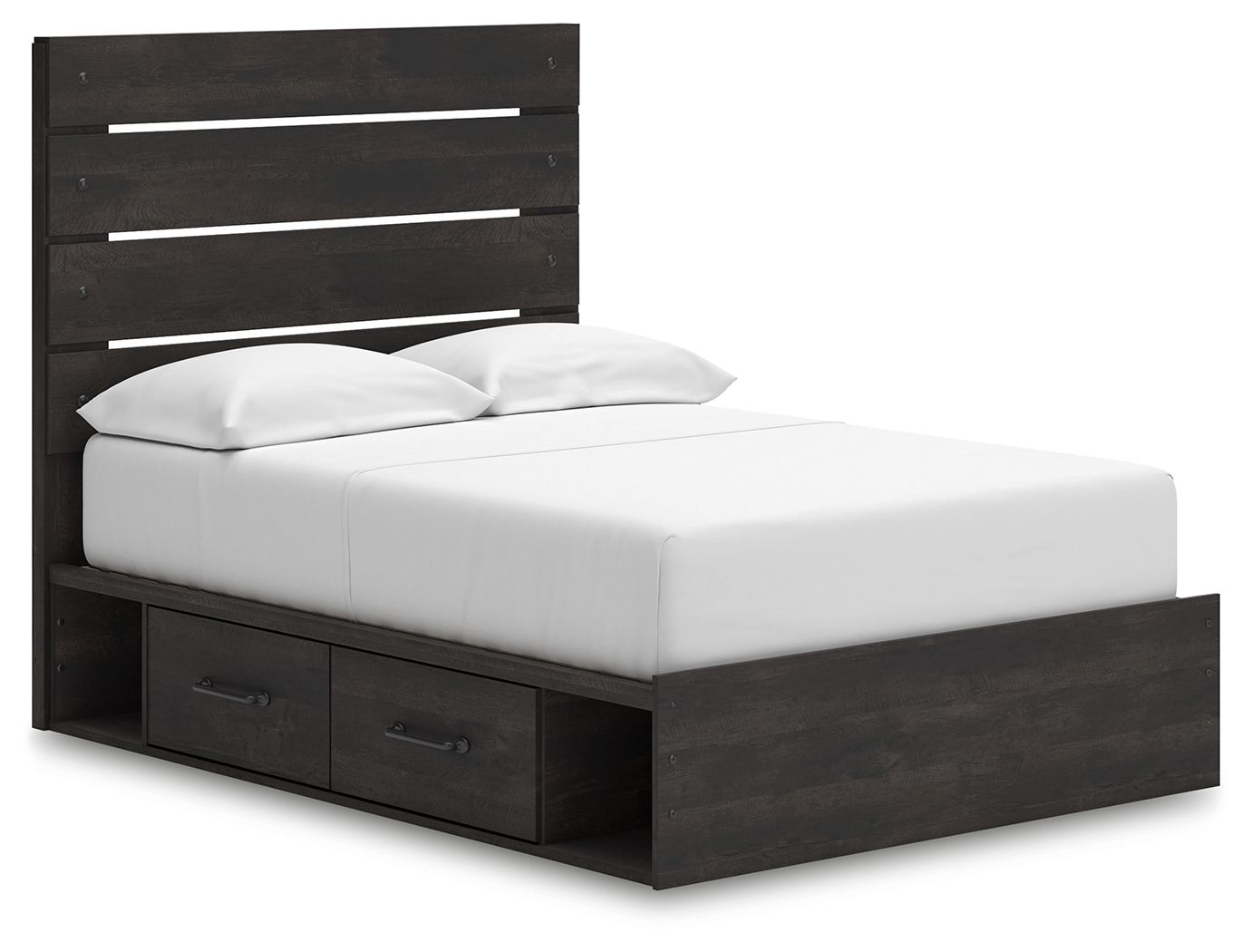 Delmorta Panel Bed With Storage