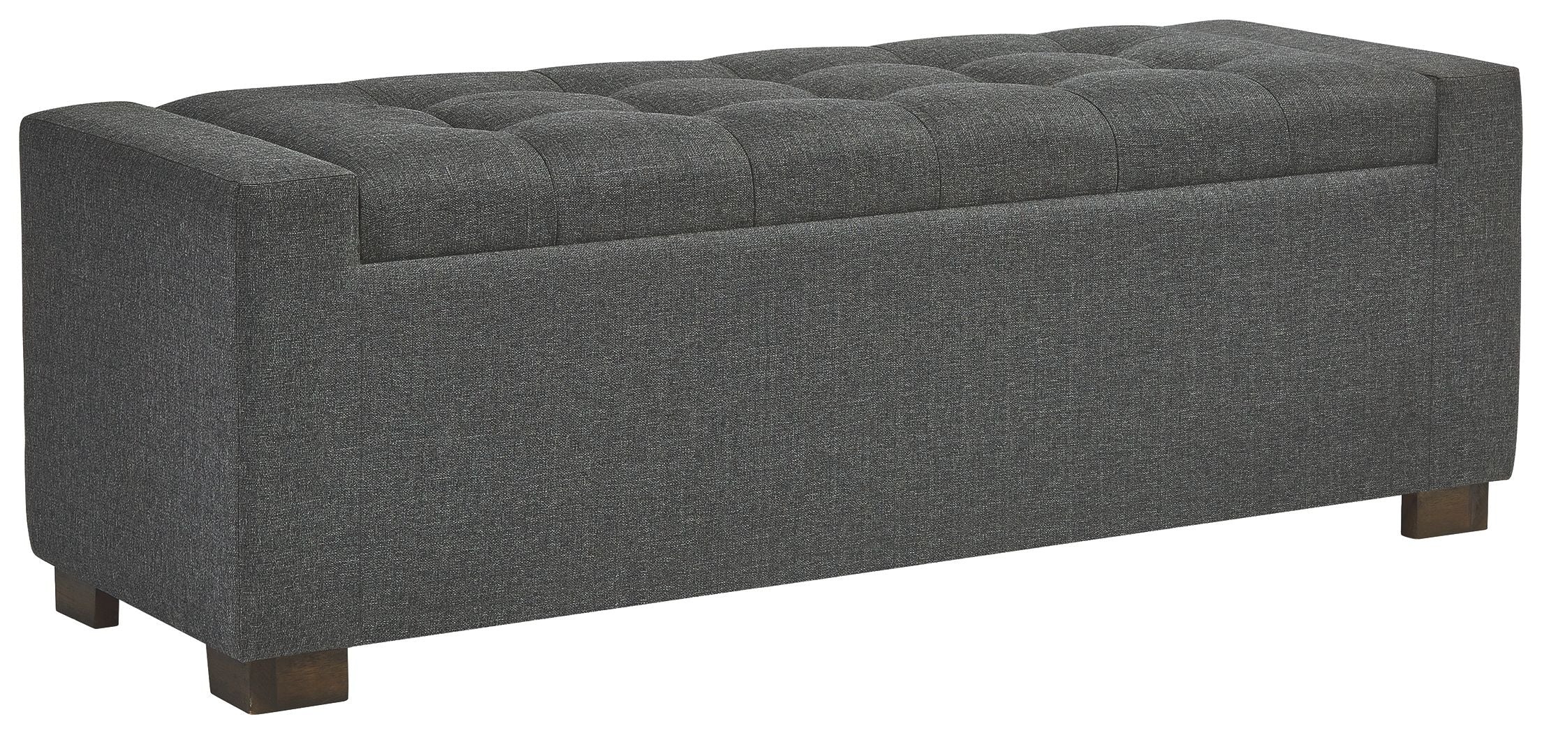 Cortwell Gray Storage Bench