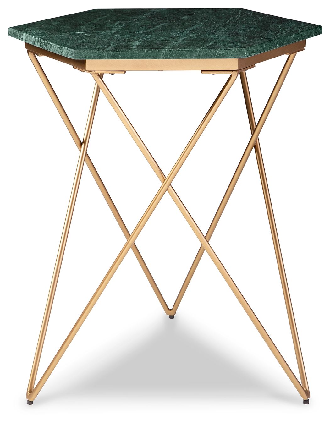Engelton Green / Gold Accent Table
