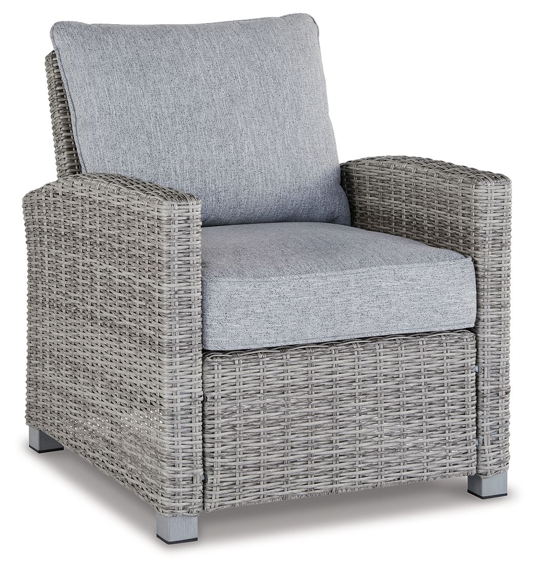 Naples Beach Light Gray Lounge Chair w/Cushion
