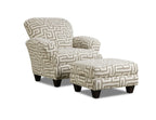 Colonist Oatmeal Accent Ottoman