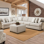 Celadon Raffia 3 Piece Sectional
