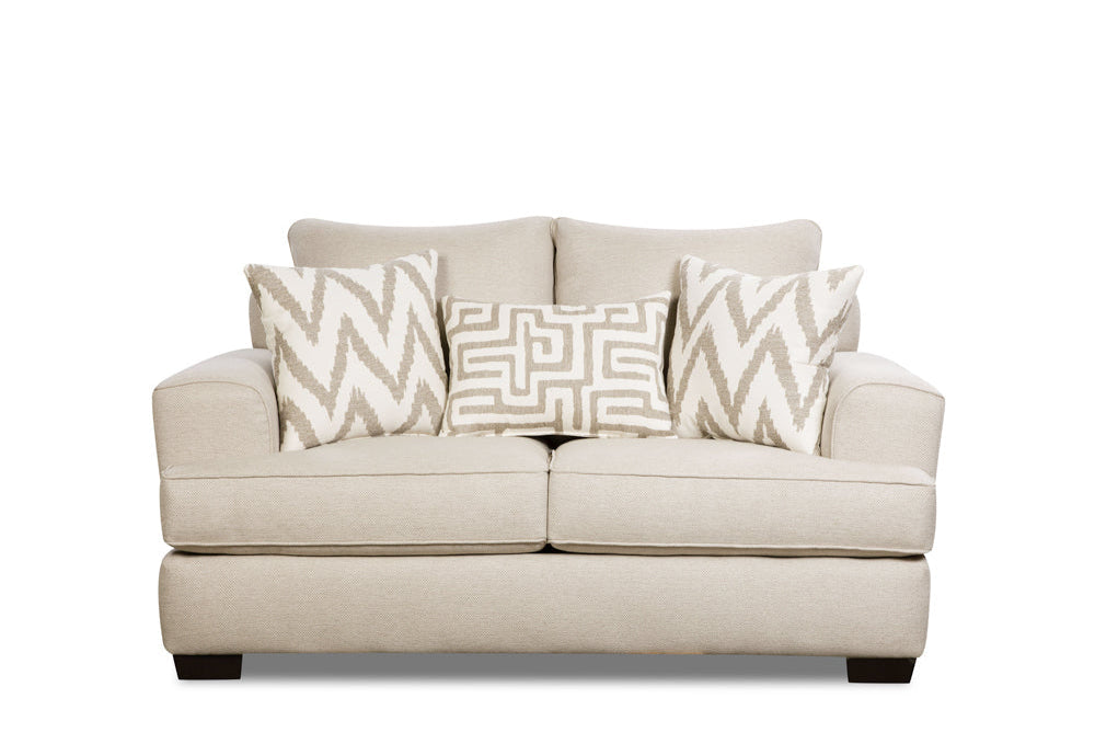 Colonist Oatmeal Loveseat