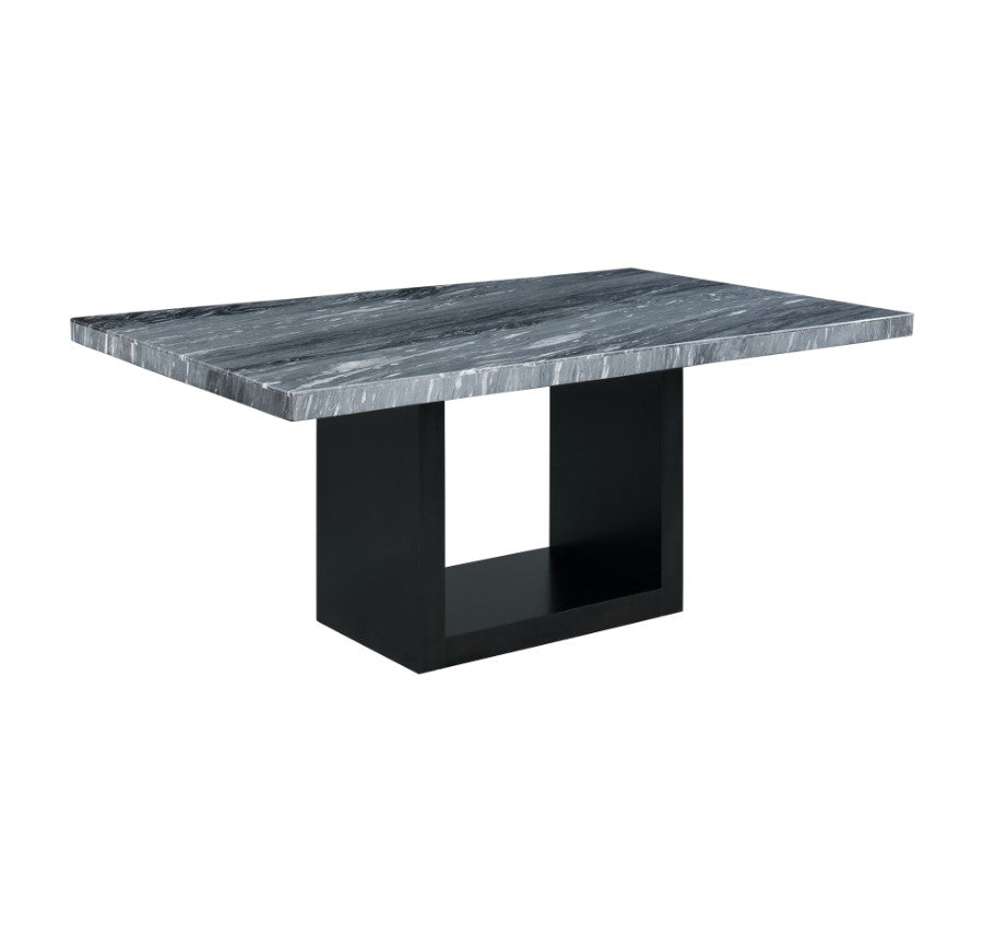 Valentino Gray Marble Top Dining Table