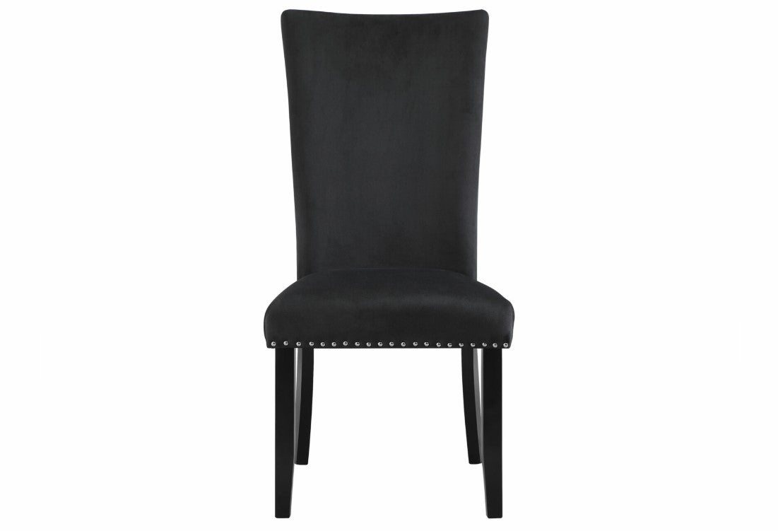 Daisy Dining Chair Black Velvet