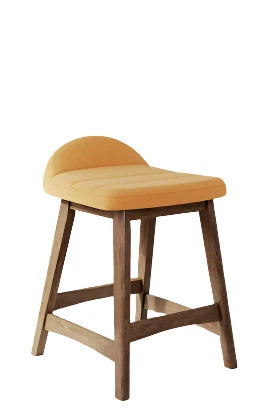 Lyncott Mustard Counter Height Bar Stool