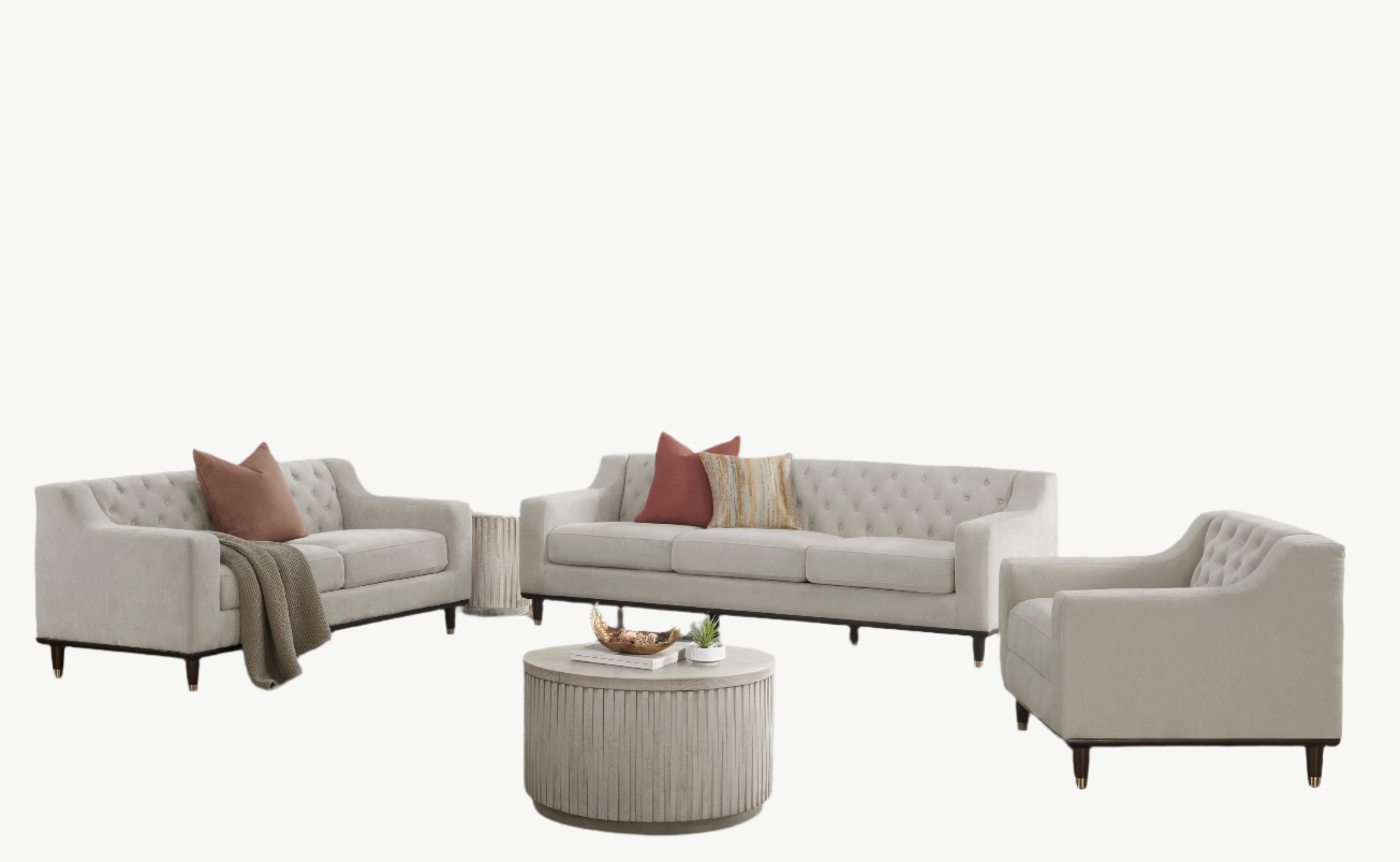 Coco Sofa Loveseat and Chair